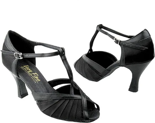 Vista 2 de Zapatos de baile muy finos 2707 (grado de competición) 2.5" talón