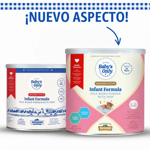 Vista 3 de Baby's Only Baby Formula - Fórmula infantil de nutrición completa, polvo a base de leche con hierro, vitamina E, vitamina D, fórmula infantil fácil