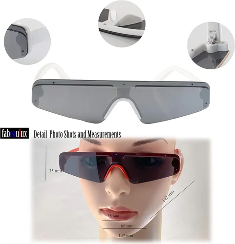 Vista 4 de FBL - Gafas deportivas para nariz futurista, triangulares, mono, A267