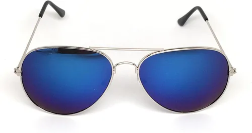 Vista 2 de WebDeals - Gafas de sol con marco de metal de aviador, estilo clásico