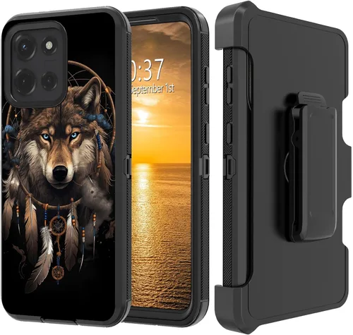 Vista 173 de Funda para Moto G Stylus 5G 2023 con funda de clip para cinturón y soporte, resistente de doble capa, resistente a prueba de golpes, para Motorola