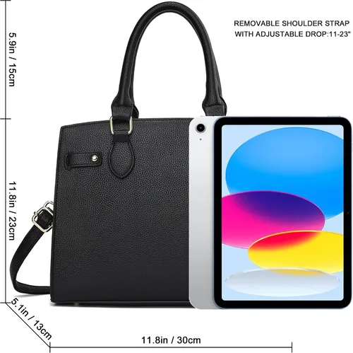 Vista 3 de Carteras y bolsos para mujer, bolso de mano de moda con asa superior