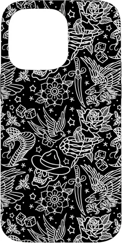Vista 21 de Funda de arte de tatuaje tradicional americano para iPhone 17