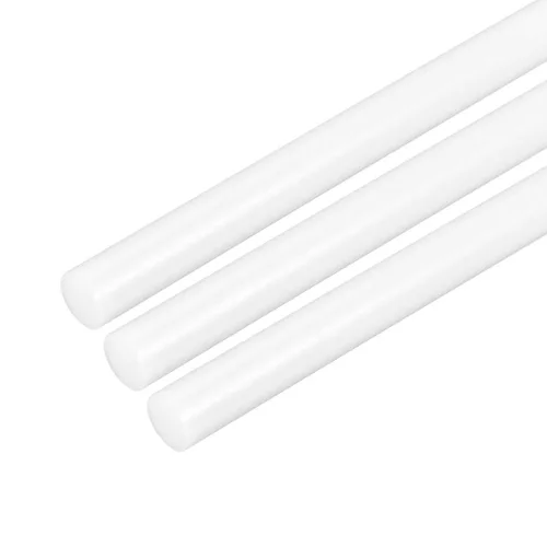 Vista 50 de uxcell Varilla redonda de plástico de 1/2 pulgada de diámetro y 20 pulgadas de longitud, varillas de polioximetileno, barras redondas de plástico