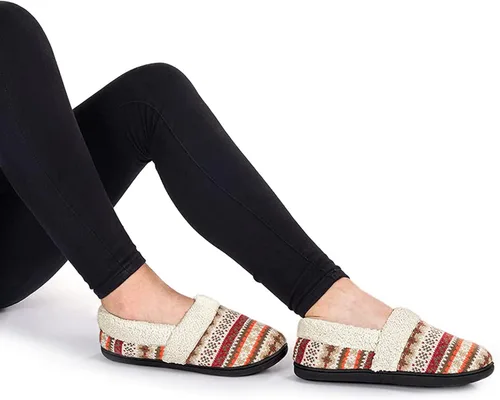 Vista 2 de RockDove Womens Nordic Sweater Knit Slipper