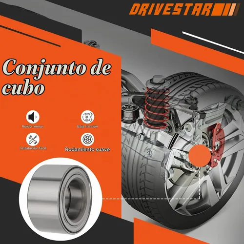 Vista 2 de [Par] DRIVESTAR 510030 Rodamiento de rueda delantera para Acura EL1997-2005