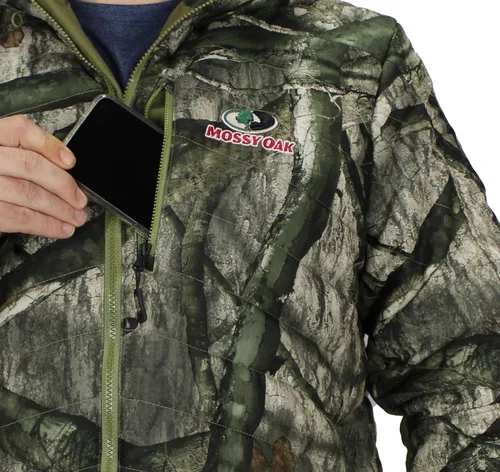 Vista 4 de EHG Elite Rainier Late Season Primaloft - Chaqueta de caza de invierno con aislamiento de plumón plateado