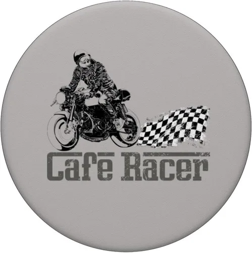 Vista 3 de Cafe Racer Biker Men Women Adult Teens Boys Girls Kids Youth PopSockets Swappable PopGrip