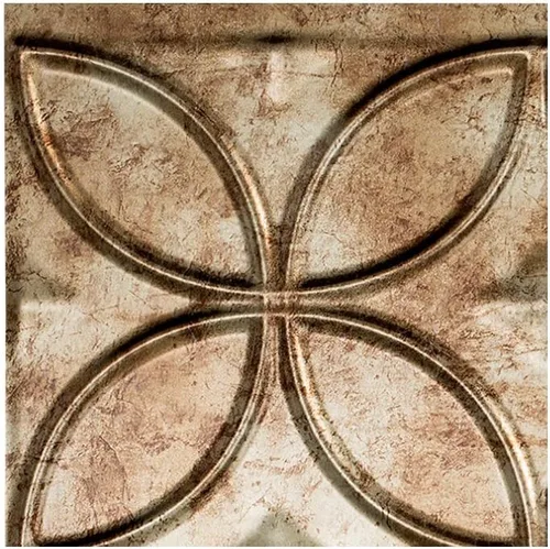 Vista 10 de FASÄDE Anillos Panel de Revestimiento Decorativo de Vinilo de 18 x 24 pulgadas en Bronce Argent (Paquete de 5)