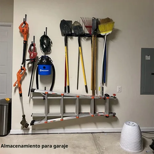 Vista 5 de Gancho de almacenamiento de garaje, colgador de utilidad resistente de montaje en pared de 6.3 pulgadas
