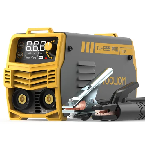 Vista 12 de TOOLIOM 135A Soldador de varilla mini 110V soldador MMA ARC máquina soldadora inversora CC con pantalla digital máquina de soldar portátil