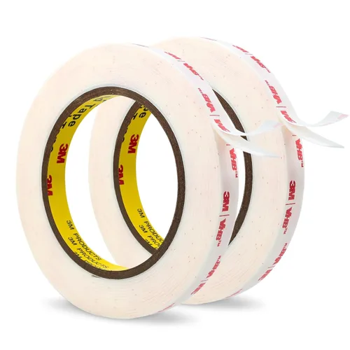 Vista 29 de Cinta adhesiva de doble cara resistente de 1/4 pulgada x 4.7 metros, cinta adhesiva de montaje de espuma impermeable 5925 para automotriz, tira