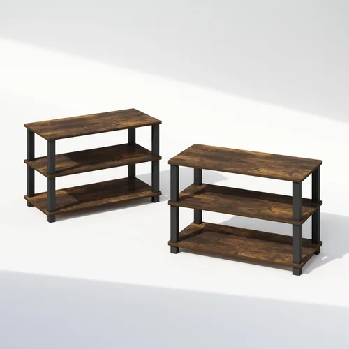 Vista 34 de Furinno Turn-N-Tube Organizador de encimera de cocina, estante organizador de encimera de esquina de 2 niveles, estante esquinero, para cocina