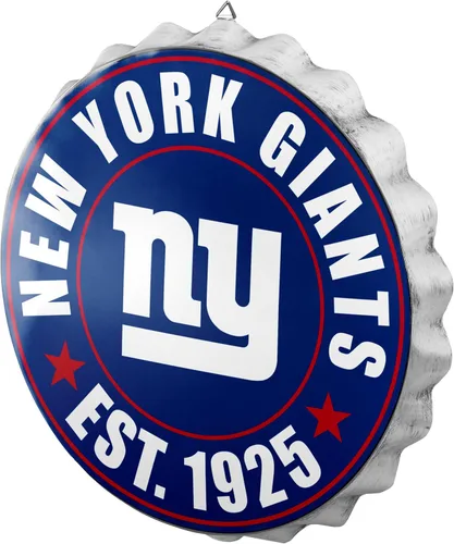 Vista 21 de NFL Team Logo Metal Hanging Wall Bottle Cap Sign