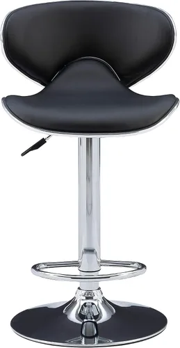 Vista 9 de Powell Furniture Powell PU, taburete de bar cromo/negro