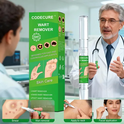 Vista 6 de Removedor de verrugas suave para niños y adultos - Tratamiento sin dolor de maíz y callos para manos y pies, bolígrafo de precisión de 0.1 fl oz