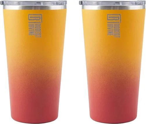 Vista 7 de Robert Irvine - Vaso térmico para vino negro de 12 onzas, juego de 2