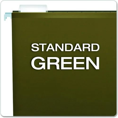 Vista 3 de Pendaflex 04152X1 Carpetas colgantes reforzadas de 1 pulgada de capacidad adicional, color verde estándar