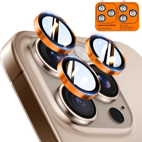 Vista 77 de TOCOL Protector de lente de cámara para iPhone 13 / iPhone 13 Mini vidrio templado HD individual resistente a los arañazos, accesorios compatibles