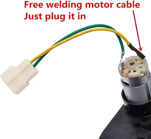 Vista 6 de Caja de cambios 12V390 16000RPM con motor de CC, motor RS390 12V con caja de engranajes Niños Paseo eléctrico en piezas de repuesto para automóviles