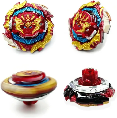 Vista 2 de MUSTYBELT Juego de trompos Bey para combate Burst Gyros, juguete de regalo para niños, niños de 6, 8, 10, 12+ años, juego de combate con 10 trompos