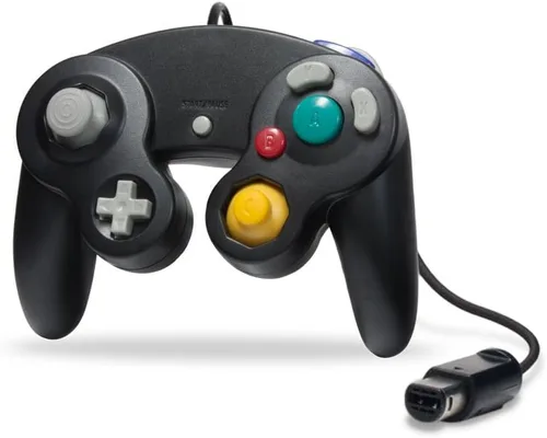 Vista 3 de cirka Wired Controller para gamecubewii (Negro)