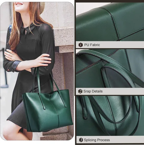 Vista 5 de KKP Hobo Purses Shoulder Handbags for Women -Large Soft PU Leather Tote Bag