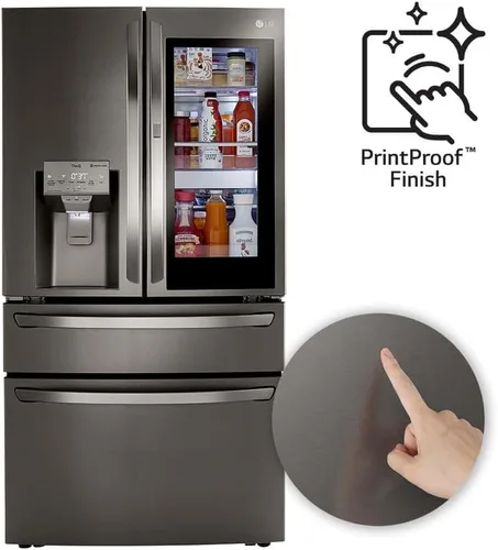 Vista 9 de Refrigerador inteligente de 23 pies cúbicos con Wi-Fi, InstaView™ Puerta-en-Puerta®, profundidad contadora y máquina de hielo Craft Ice™ de LG