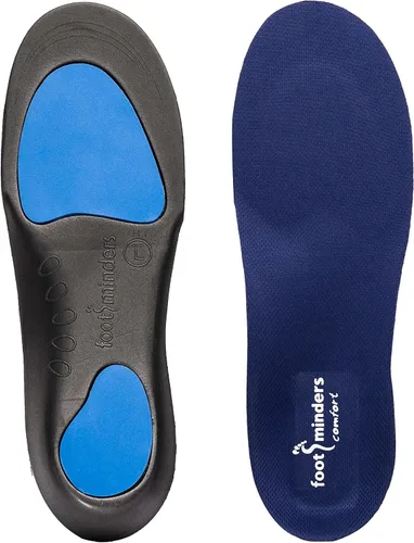 Vista 6 de Footminders Plantillas ortopédicas cómodas de soporte de arco: inserciones de zapatos diseñadas por podólogos para fascitis plantar, pies planos