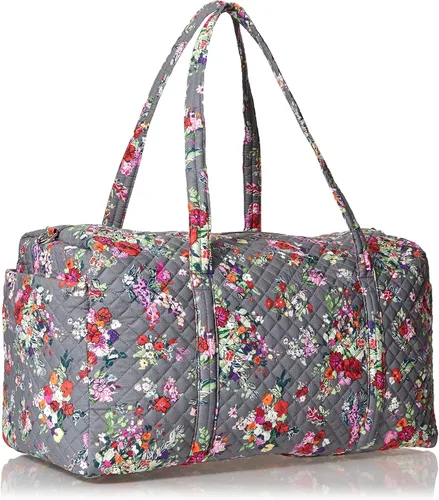 Vista 2 de Vera Bradley Bolsa de viaje grande de algodón