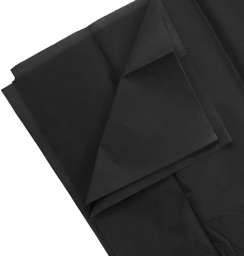 Vista 8 de RUSPEPA Papel de seda para envolver regalos, papel de seda negro para envoltura de regalo, manualidades de arte, bricolaje, bolsas de paquete