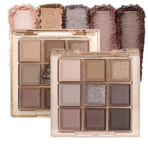 Vista 13 de CAKAILA Paleta de sombra de ojos mate de 10 colores, color gris y gris topo, paleta de sombra de ojos neutra, paleta de maquillaje de larga