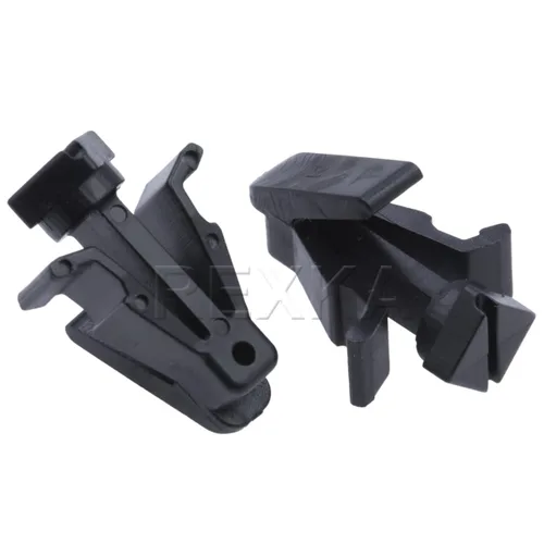Vista 5 de Rexka 10 piezas de clip de rejilla para cubierta de parachoques compatible con Nissan Infiniti 76882-0M060 Titan 240SX Altima Cube Frontier Krom SL