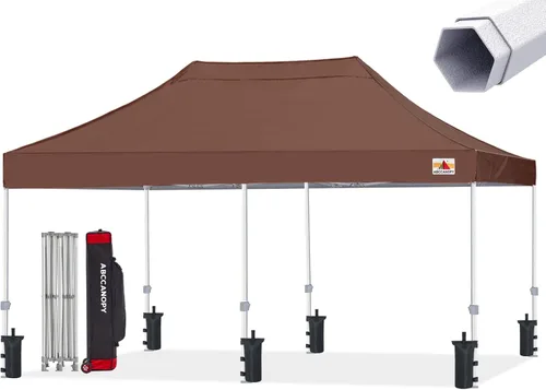 Vista 10 de ABCCANOPY Commercial Pop Up Canopy Tent 10x10 Premium-Series, Black