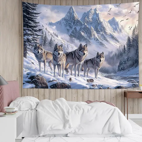 Vista 15 de HVEST Tapiz de mariposa para decoración de habitación, mariposas azules de fantasía en cielo estrellado, tapiz para colgar en la pared, tapiz negro
