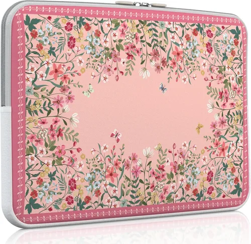 Vista 11 de iCasso - Funda para MacBook Air de 13 a 13.6 pulgadas, M5-M1, color marrón Rompecabezas marrón