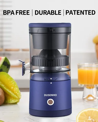 Vista 7 de Exprimidor de cítricos recargables - Exprimidor portátil con USB y cepillo de limpieza para naranja, limón, pomelo