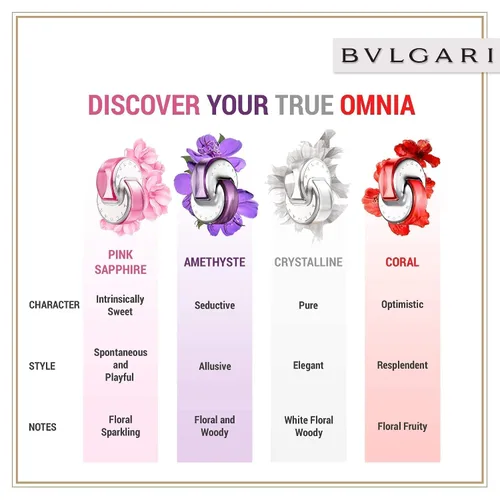 Vista 5 de Omnia Crystalline de Bvlgari para mujer Eau De Toilette espray, Sin