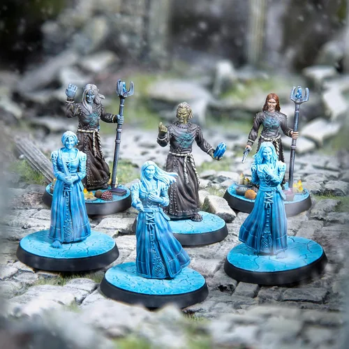 Vista 3 de Modiphius: The Elder Scrolls Call to Arms - Fantasmas de Yngvild - Expansión de resina de 6 figuras, capítulo 4, sin pintar, miniaturas RPG de 1.260