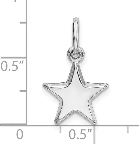 Vista 4 de Collar con dije de estrella de plata de ley 925, joyería fina celestial para mujer, regalos para ella