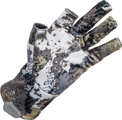 Vista 4 de SITKA Guantes de caza de camuflaje Fanatic Whitetail Optifade Elevated II para hombre