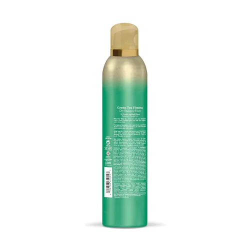 Vista 2 de OGX Active Beauty Green Tea Fitness Champú seco de espuma, 5 onzas