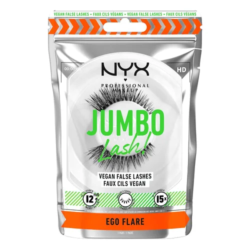 Vista 12 de NYX PROFESSIONAL MAKEUP Jumbo Lash! Delineador de ojos y adhesivo para pestañas 2 en 1, color negro Negro más malo