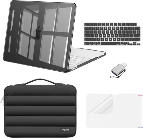 Vista 20 de MOSISO Compatible con MacBook Neo Case 13 pulgadas 2026 A3404 A18 Pro Chip Índigo