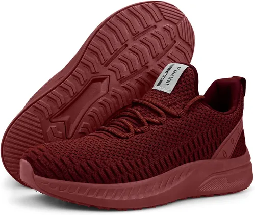 Vista 5 de Feethit - Tenis de correr modernos para hombre antideslizantes, ligeros, transpirables y de malla
