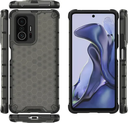 Vista 101 de Funda para Xiaomi Poco M3 cubierta,Funda para Xiaomi Poco M3 Funda 2 en 1 Teléfono Funda Negro