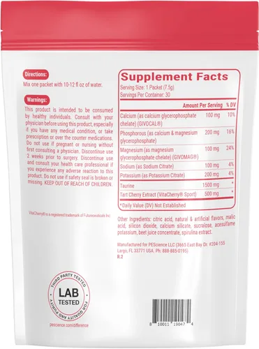 Vista 6 de PEScience Versalyte - Paquetes de hidratación con electrolitos, cereza