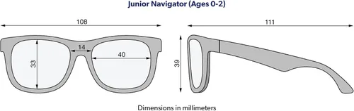 Vista 13 de Babiators Anteojos de sol unisex para Bebé Originales anteojos de sol
