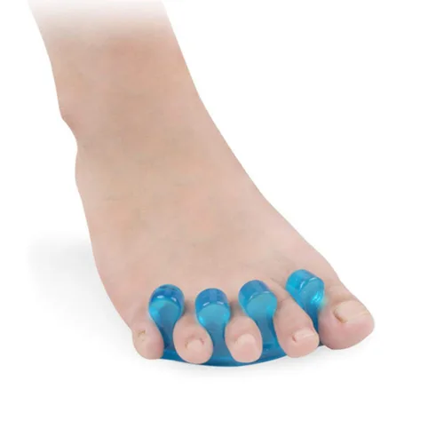 Vista 5 de 4 pares de estiradores de dedos de gel y separador de dedos, separador de dedos de uñas suave separador separador para pedicura manicura arte de uñas