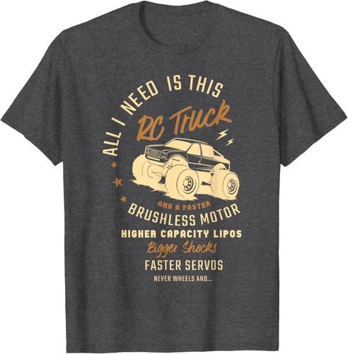 Vista 28 de Todo lo que necesito es este camión RC y una camiseta sin escobillas más rápida RC Motor Negro